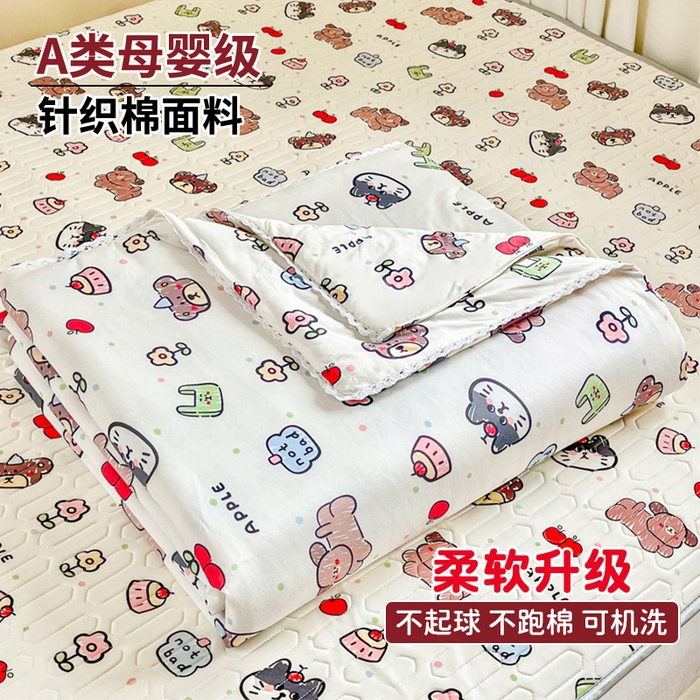 91家纺网 家纺一手货源 找家纺 小叮当家纺仓储工厂店 2025新款A类母婴级宝宝被子豆豆绒牛奶针织棉被子儿童豆豆被大豆被春秋被秋冬被 牛奶针织被-动物世界