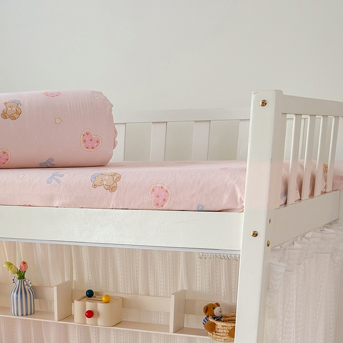 91家纺网 家纺一手货源 找家纺 拾物记 2025新款A类全棉纯棉棉印花学生床笠床笠单件单床笠 甜心宝贝