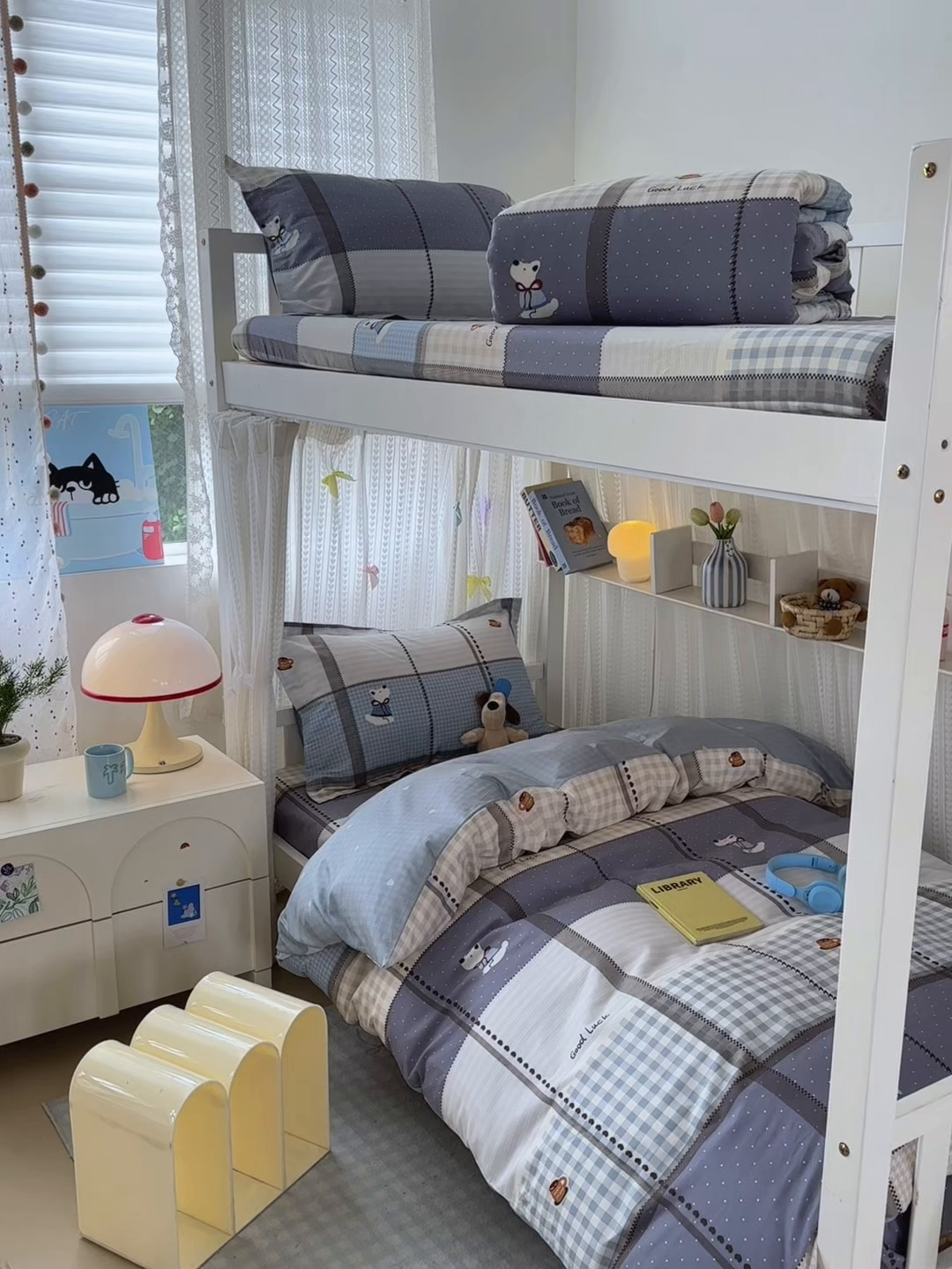 91家纺网 家纺一手货源 找家纺 （总）拾物记 2025新款A类全棉纯棉新疆棉印花学生宿舍三件套上下铺三件套-第二批