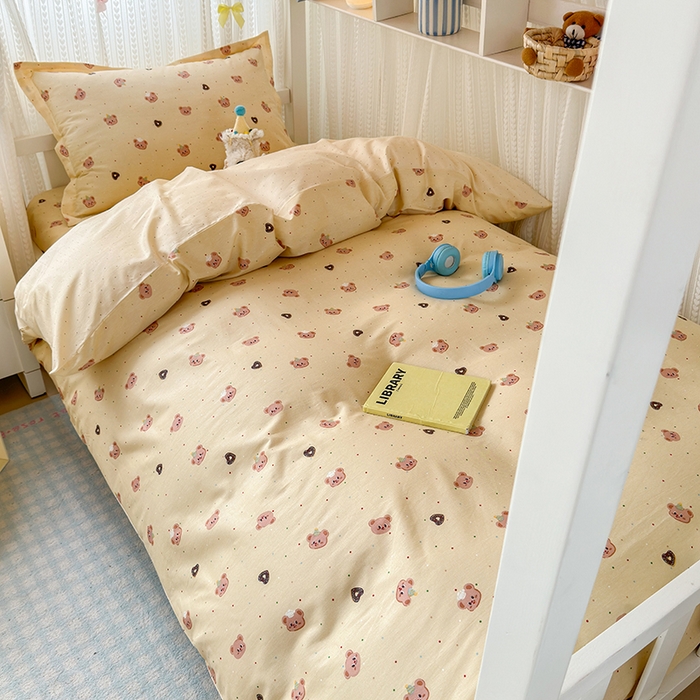 91家纺网 家纺一手货源 找家纺 （总）拾物记 2025新款A类全棉纯棉新疆棉印花学生宿舍三件套上下铺三件套-第二批