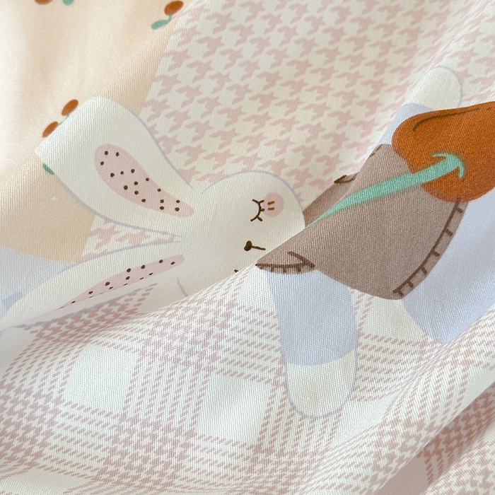 91家纺网 家纺一手货源 找家纺 拾物记 2025新款A类全棉纯棉棉印花学生宿舍三件套上下铺三件套-第二批 快乐聚会