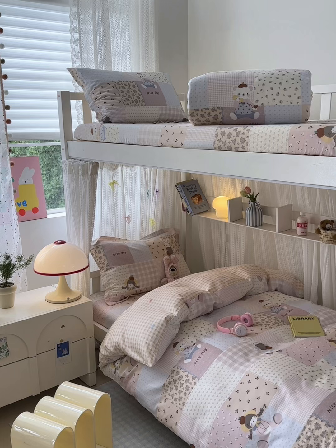 91家纺网 家纺一手货源 找家纺 拾物记 2025新款A类全棉纯棉棉印花学生宿舍三件套上下铺三件套-第二批 快乐聚会