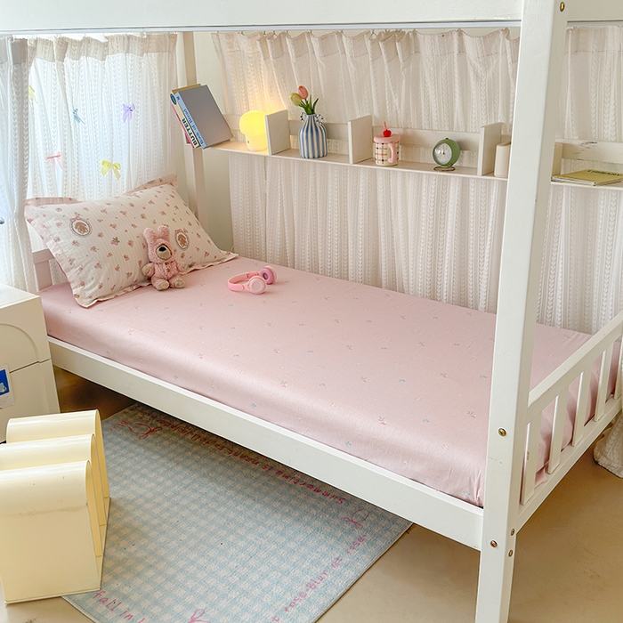 91家纺网 家纺一手货源 找家纺 拾物记 2025新款A类全棉纯棉棉印花学生宿舍三件套上下铺三件套-第二批 云朵相馆