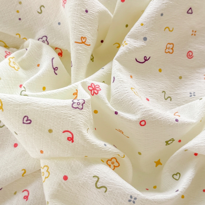 91家纺网 家纺一手货源 找家纺 上尚居 2025新款简约时尚木棉云感皱皱纱四件套 小确幸