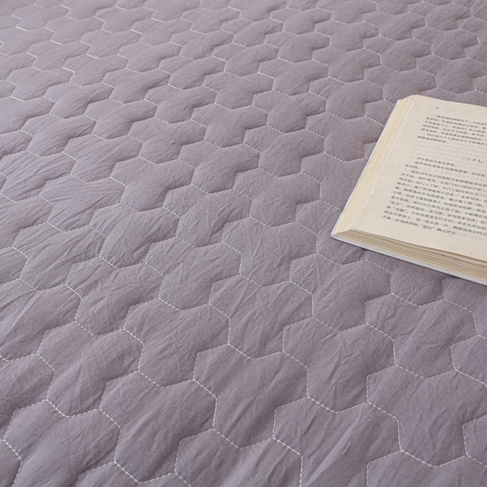 91家纺网 家纺一手货源 找家纺 正欣2025新款磨毛学生床垫 灰色