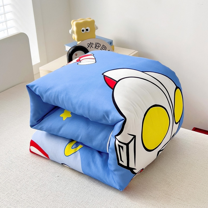 91家纺网 家纺一手货源 找家纺 吉咪兔家纺 2025新款正版奥特曼全棉纯棉幼儿园三件套儿童被褥六件套宝宝午睡入园婴儿床上用品 初代奥特曼