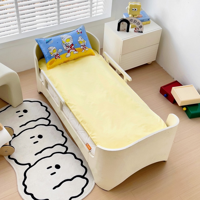 91家纺网 家纺一手货源 找家纺 吉咪兔家纺 2025新款正版奥特曼全棉纯棉幼儿园三件套儿童被褥六件套宝宝午睡入园婴儿床上用品 光之艾斯