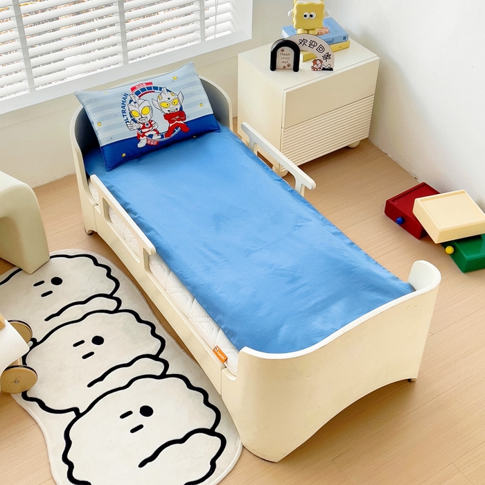 91家纺网 家纺一手货源 找家纺 吉咪兔家纺 2025新款正版奥特曼全棉纯棉幼儿园三件套儿童被褥六件套宝宝午睡入园婴儿床上用品 泰罗艾斯