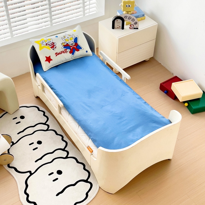 91家纺网 家纺一手货源 找家纺 吉咪兔家纺 2025新款正版奥特曼全棉纯棉幼儿园三件套儿童被褥六件套宝宝午睡入园婴儿床上用品 威猛奥特曼