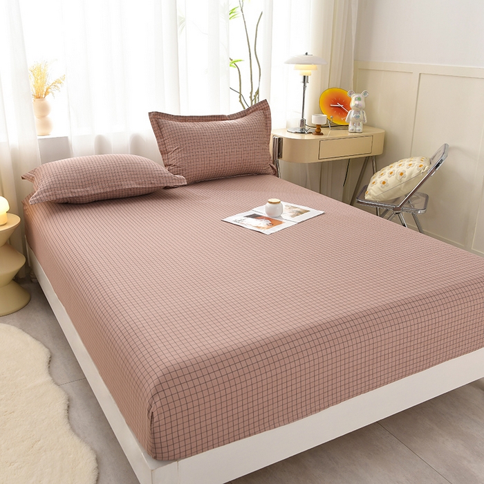 91家纺网 家纺一手货源 找家纺 （总）圣楚家纺 2025新款清新水洗床笠