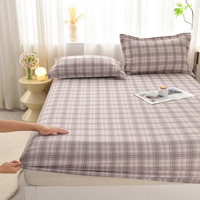 圣楚家纺 2025新款清新水洗床笠 晨晓