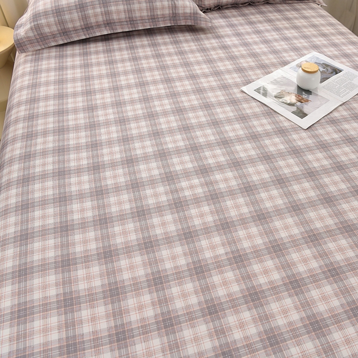 91家纺网 家纺一手货源 找家纺 圣楚家纺 2025新款清新水洗床笠 晨晓