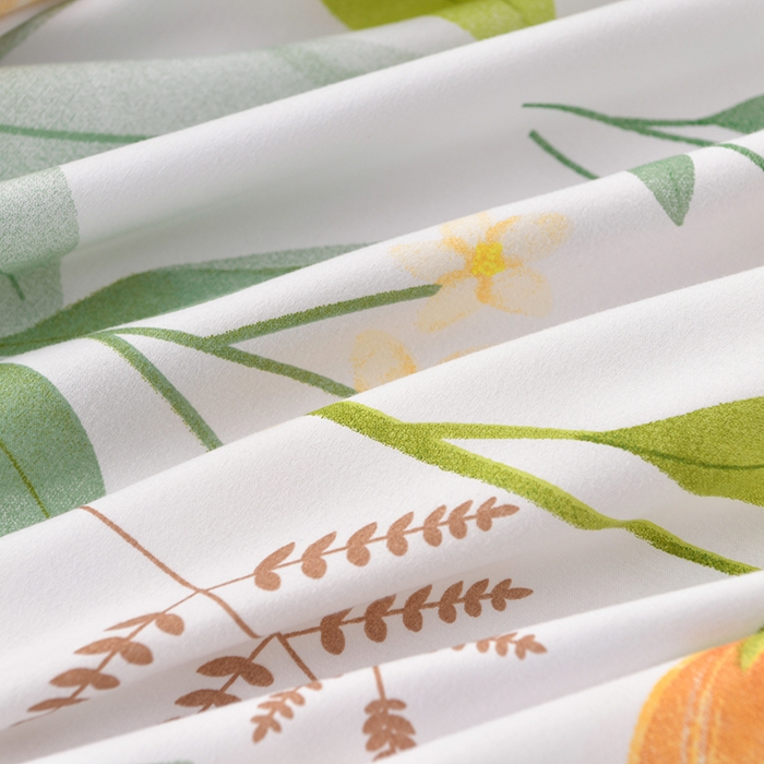 91家纺网 家纺一手货源 找家纺 圣楚家纺 2025新款清新水洗床笠 夏梦