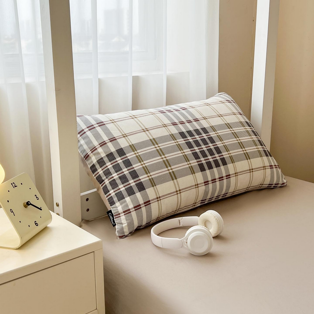 91家纺网 家纺一手货源 找家纺 涵宸2025新款全棉宿舍学生款三件套四件套 琥珀