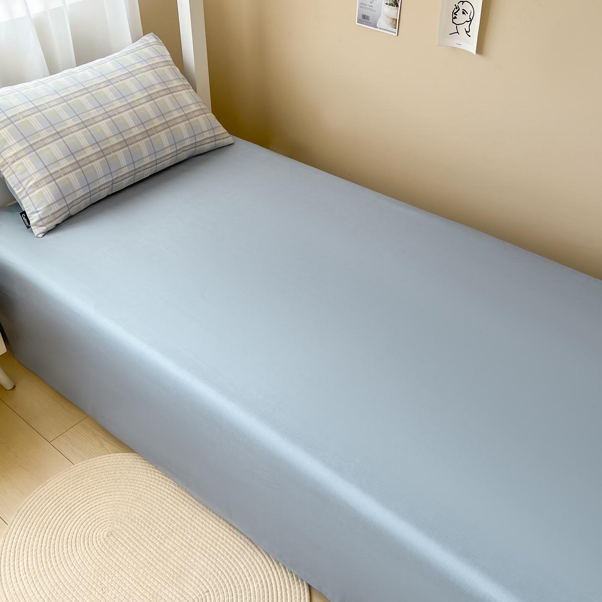 91家纺网 家纺一手货源 找家纺 涵宸2025新款全棉宿舍学生款三件套四件套 罗宾