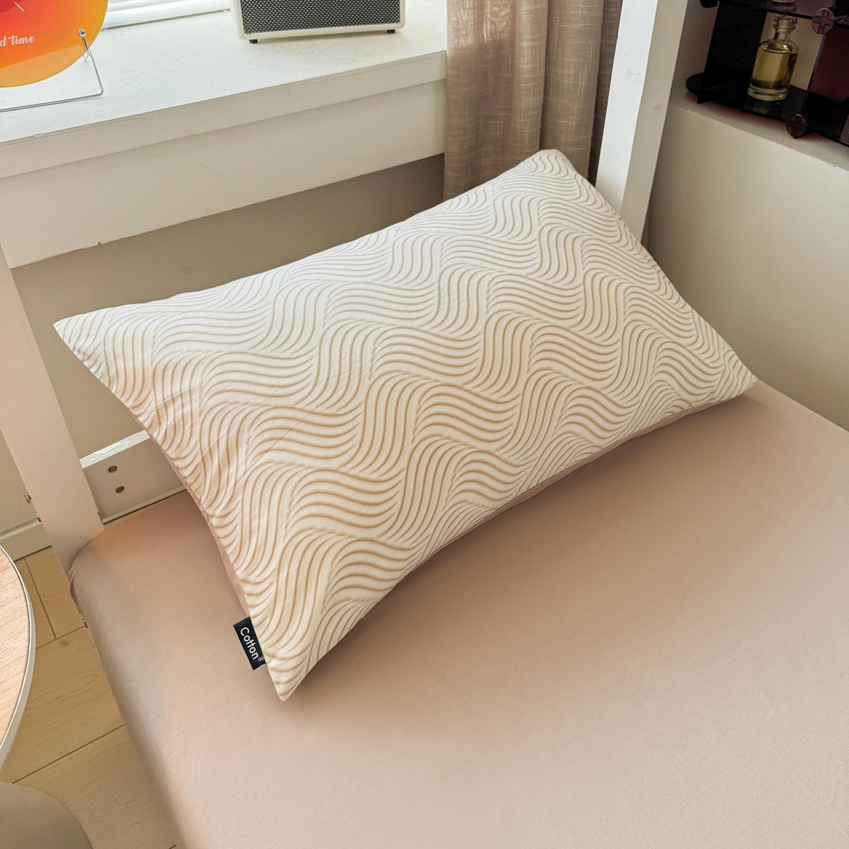 91家纺网 家纺一手货源 找家纺 涵宸2025新款全棉宿舍学生款三件套四件套 浅忆