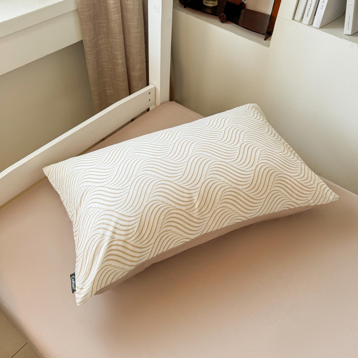 91家纺网 家纺一手货源 找家纺 涵宸2025新款全棉宿舍学生款三件套四件套 浅忆