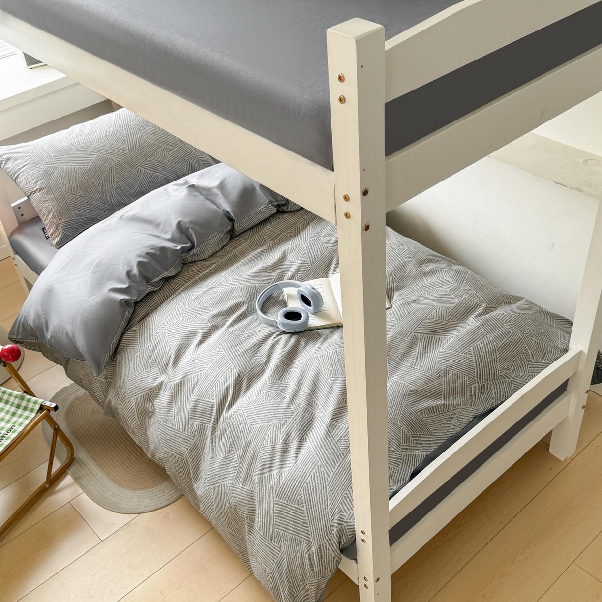 91家纺网 家纺一手货源 找家纺 涵宸2025新款全棉宿舍学生款三件套四件套 山林