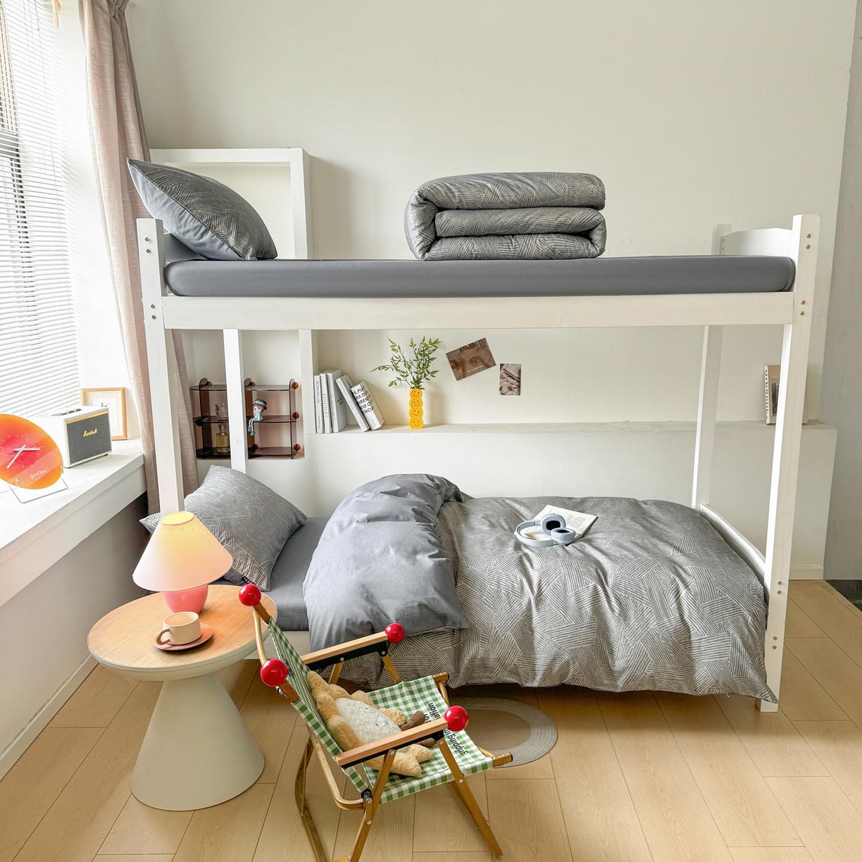 91家纺网 家纺一手货源 找家纺 涵宸2025新款全棉宿舍学生款三件套四件套 山林