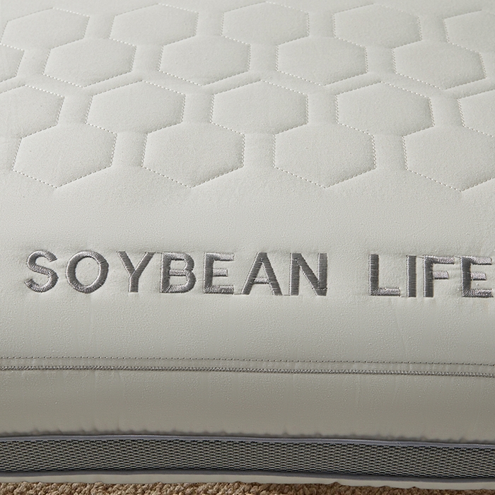 91家纺网 家纺一手货源 找家纺 织布人 2025新款枕芯亲肤立体刺绣舒睡护颈枕头枕芯学生宿舍成人家用酒店枕芯 立体舒睡枕 48x74cm低枕/只