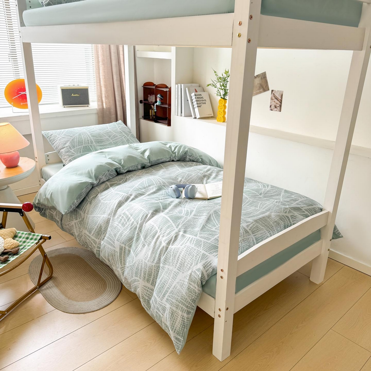 91家纺网 家纺一手货源 找家纺 涵宸2025新款全棉宿舍学生款三件套四件套 未来矩阵