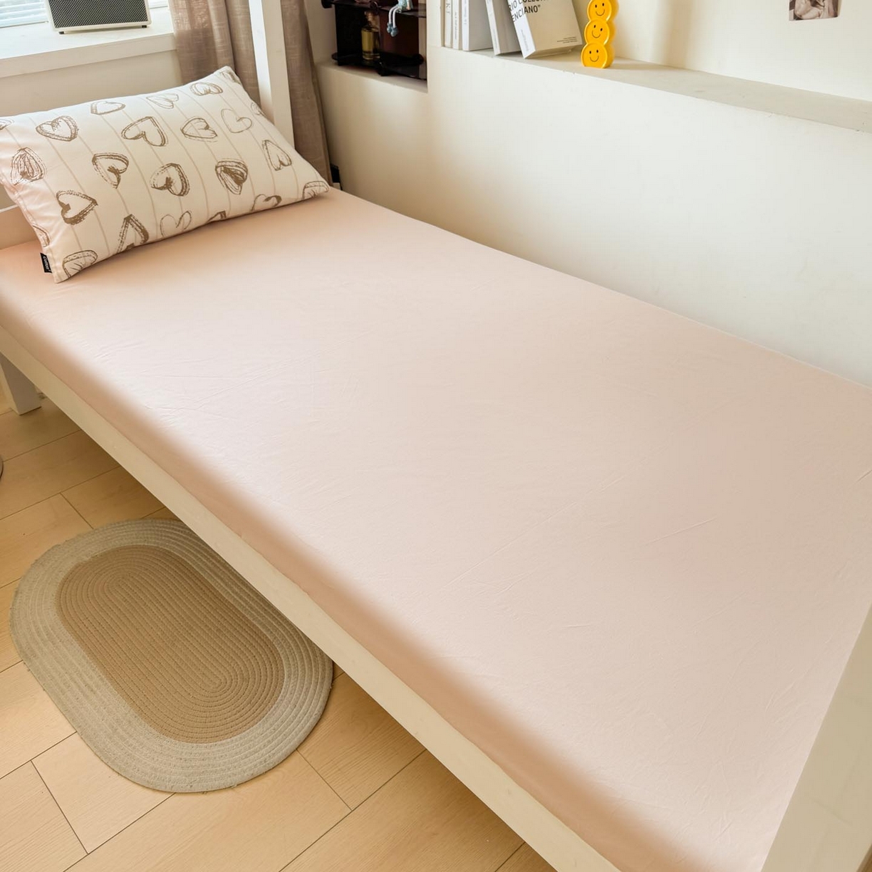 91家纺网 家纺一手货源 找家纺 涵宸2025新款全棉宿舍学生款三件套四件套 心怡