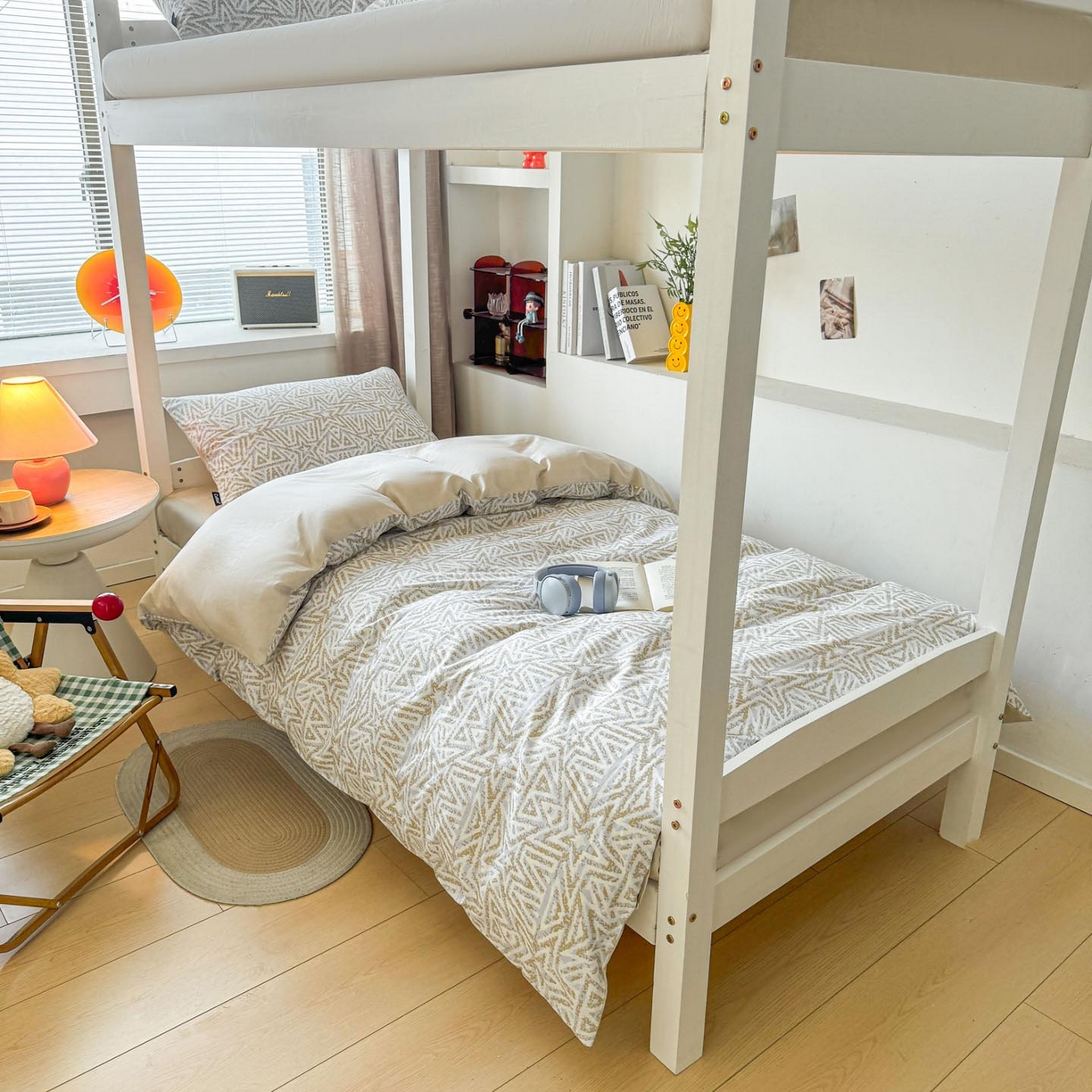 91家纺网 家纺一手货源 找家纺 涵宸2025新款全棉宿舍学生款三件套四件套 星季