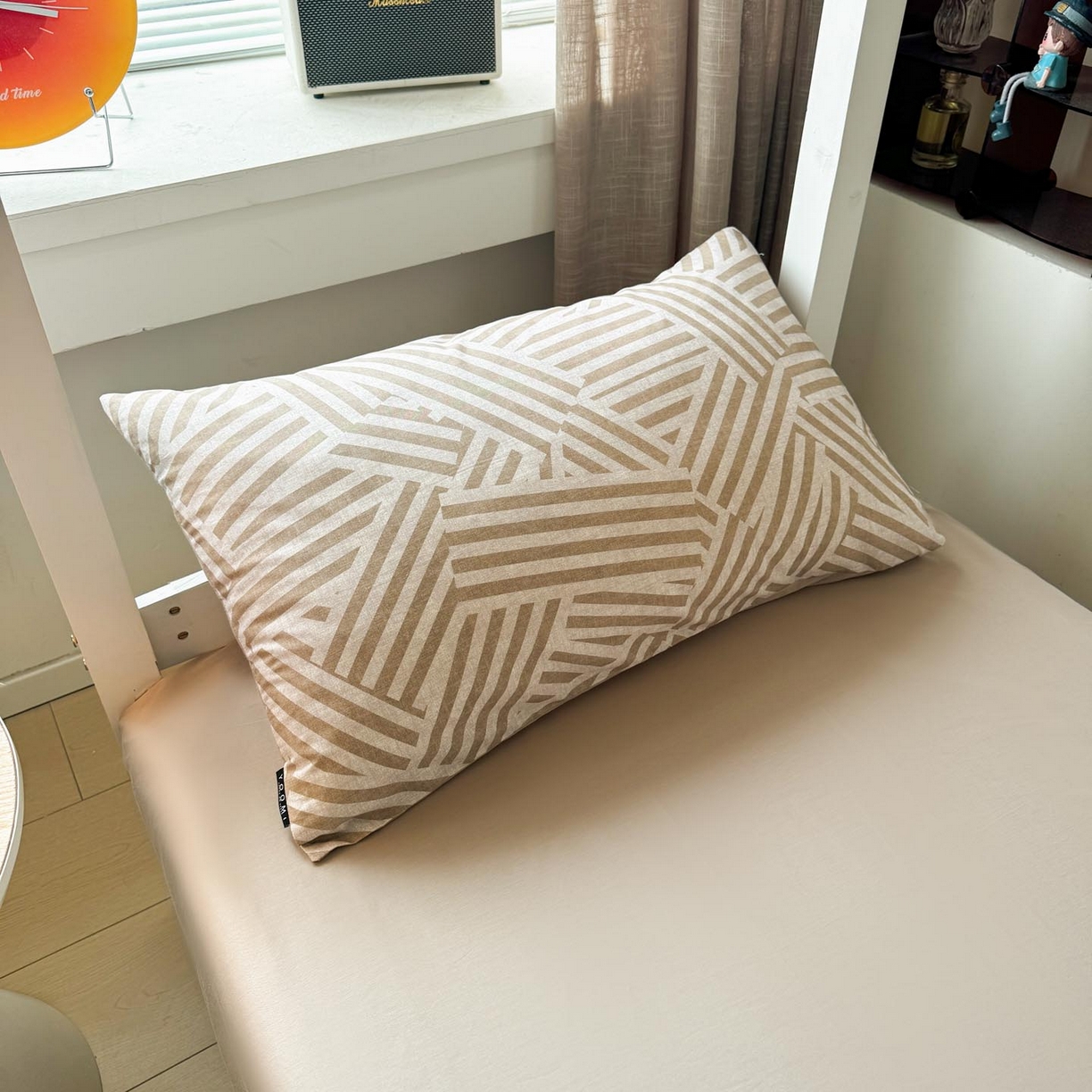 91家纺网 家纺一手货源 找家纺 涵宸2025新款全棉宿舍学生款三件套四件套 艺术图