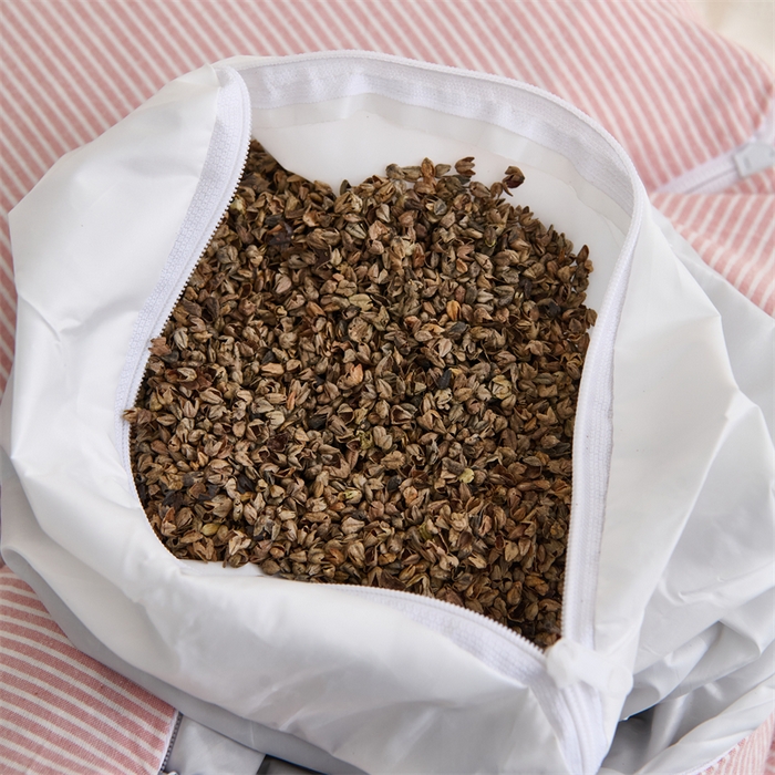 91家纺网 家纺一手货源 找家纺 织布人 2025新款荞麦枕A类纯棉条纹无印风组合牵引颈椎枕头枕芯荞麦护颈枕芯 粉色 三角35x16cm 方枕35x20cm组合枕/只