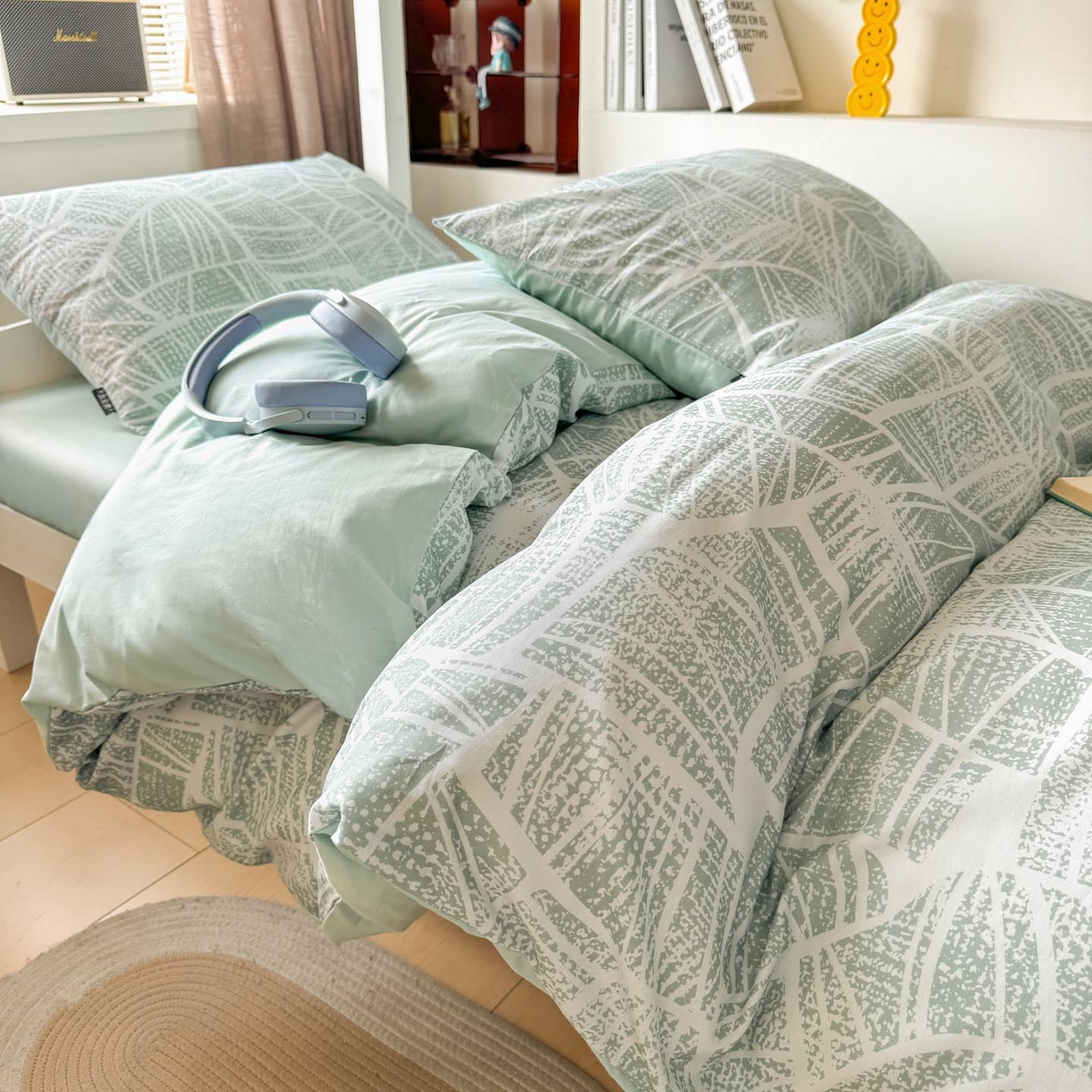 涵宸2025新款全棉宿舍学生款三件套四件套 未来矩阵