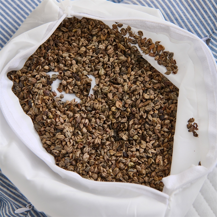 91家纺网 家纺一手货源 找家纺 织布人 2025新款荞麦枕A类纯棉条纹无印风组合牵引颈椎枕头枕芯荞麦护颈枕芯 蓝 三角35x16cm 方枕35x20cm组合枕/只