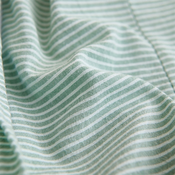 91家纺网 家纺一手货源 找家纺 织布人 2025新款荞麦枕A类纯棉条纹无印风组合牵引颈椎枕头枕芯荞麦护颈枕芯 绿色 三角35x16cm 方枕35x20cm组合枕/只