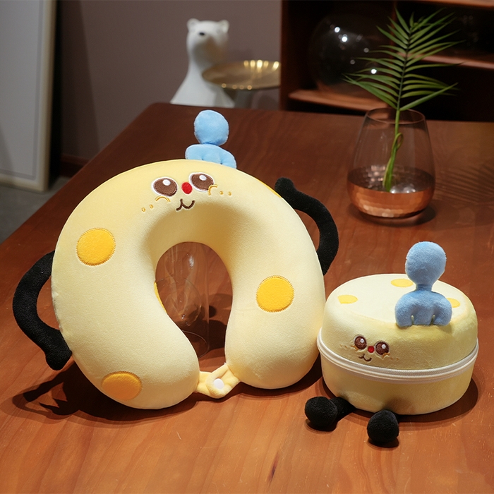 91家纺网 家纺一手货源 找家纺 （总）仟亿莱 2025春夏新款美食系列记忆棉U枕套盒