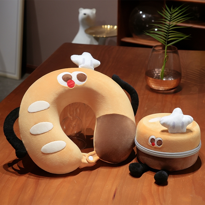 91家纺网 家纺一手货源 找家纺 （总）仟亿莱 2025春夏新款美食系列记忆棉U枕套盒