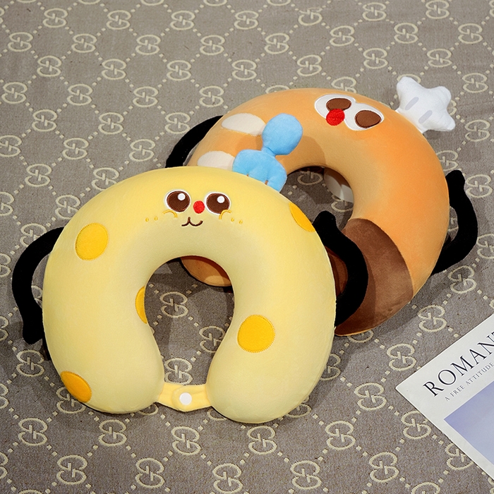 91家纺网 家纺一手货源 找家纺 仟亿莱 2025春夏新款美食系列记忆棉U枕套盒 组合图仅供参考 35X38cmU枕/只