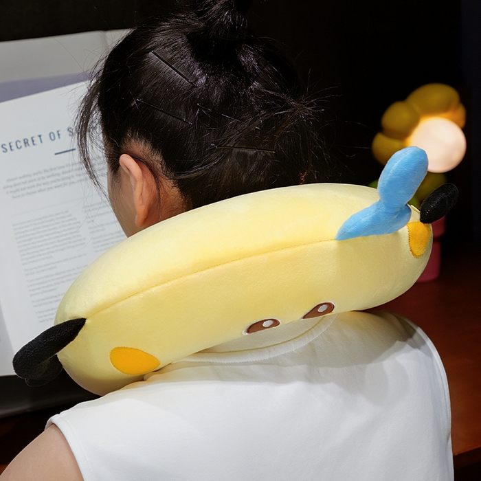 91家纺网 家纺一手货源 找家纺 仟亿莱 2025春夏新款美食系列记忆棉U枕套盒 套盒U枕芝士 17X20cm盒子/个