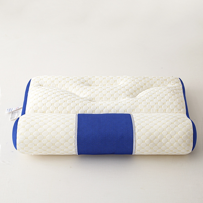 91家纺网 家纺一手货源 找家纺 （总）织布人 2025新款枕芯针织圆柱按摩SPA颈椎养护牵引枕头枕芯家用防落枕枕芯