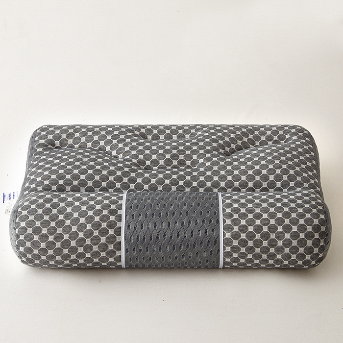 91家纺网 家纺一手货源 找家纺 织布人 2025新款枕芯针织圆柱按摩SPA颈椎养护牵引枕头枕芯家用防落枕枕芯 黑色 40x65cm 高枕/只