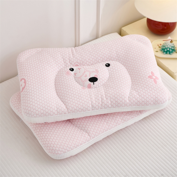 91家纺网 家纺一手货源 找家纺 （总）织布人 2025新款枕芯双面可用儿童枕学生枕头枕芯A版凉豆豆B版全棉卡通枕芯