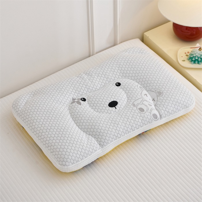 91家纺网 家纺一手货源 找家纺 （总）织布人 2025新款枕芯双面可用儿童枕学生枕头枕芯A版凉豆豆B版全棉卡通枕芯