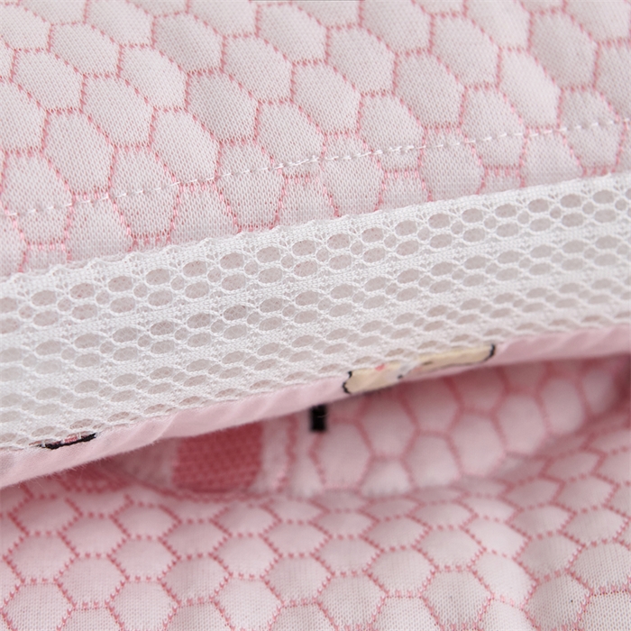 91家纺网 家纺一手货源 找家纺 织布人 2025新款枕芯双面可用儿童枕学生枕头枕芯A版凉豆豆B版全棉卡通枕芯 冰冰熊-粉小兔 30x50cm 儿童枕/只