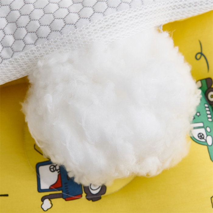 91家纺网 家纺一手货源 找家纺 织布人 2025新款枕芯双面可用儿童枕学生枕头枕芯A版凉豆豆B版全棉卡通枕芯 冰冰熊-小汽车 30x50cm 儿童枕/只