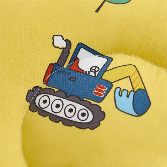 91家纺网 家纺一手货源 找家纺 织布人 2025新款枕芯双面可用儿童枕学生枕头枕芯A版凉豆豆B版全棉卡通枕芯 冰冰熊-小汽车 40x60cm 学生枕/只