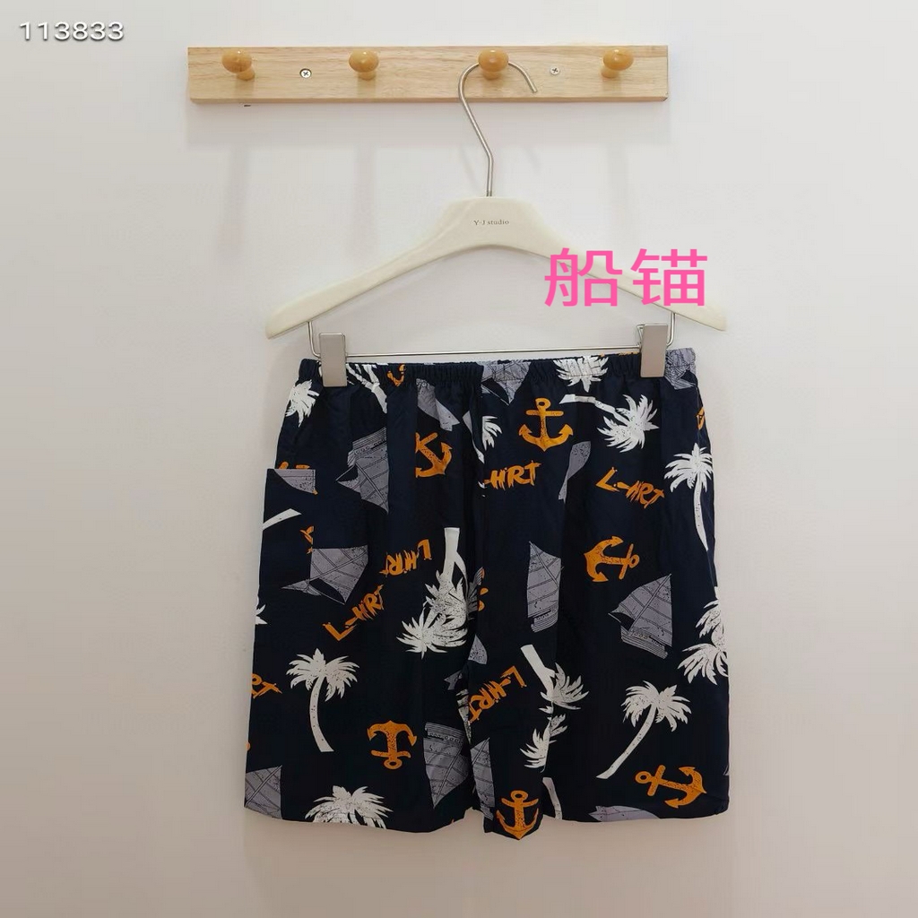 91家纺网 家纺一手货源 找家纺 （总）妍景家居生活馆 2025春夏新款男士绵绸裤