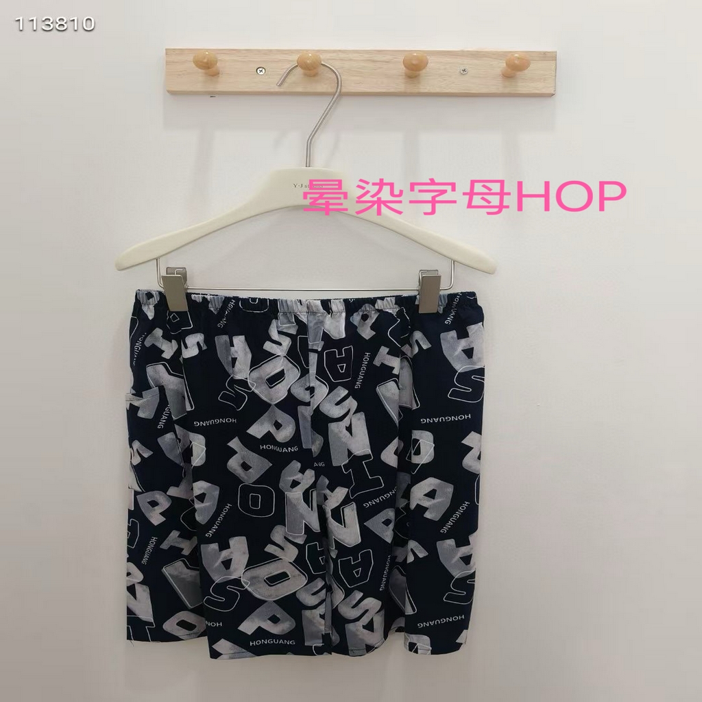 91家纺网 家纺一手货源 找家纺 （总）妍景家居生活馆 2025春夏新款男士绵绸裤