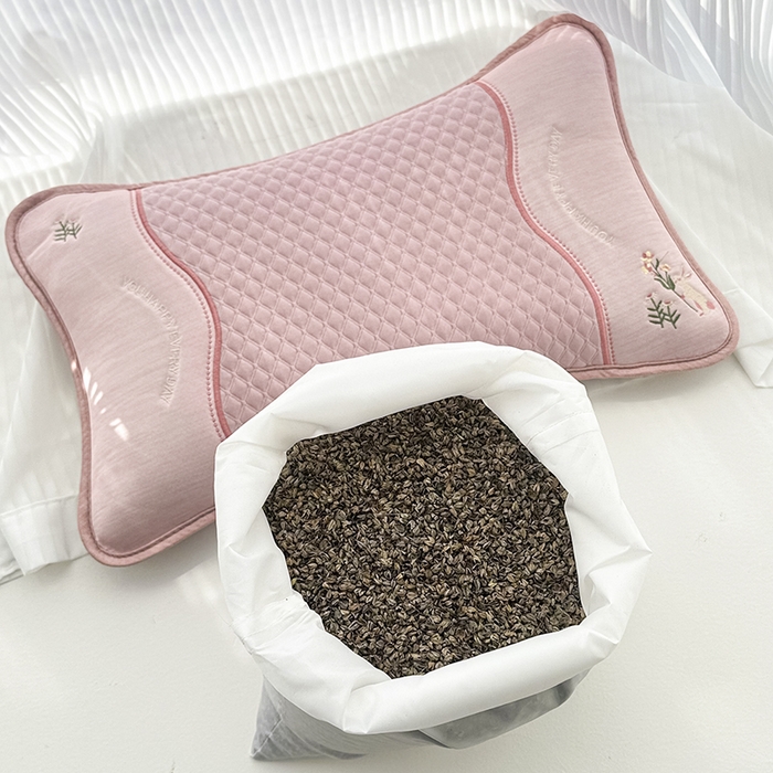 91家纺网 家纺一手货源 找家纺 （总）织布人 2025新款荞麦枕夏凉枕冰豆豆凉感丝枕头茶香枕儿童学生宿舍枕头枕芯