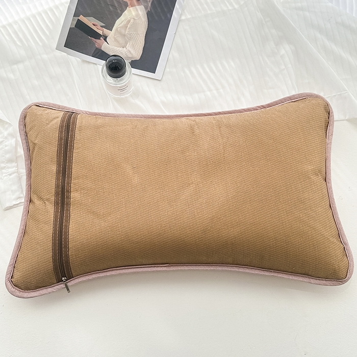 91家纺网 家纺一手货源 找家纺 织布人 2025新款荞麦枕夏凉枕冰豆豆凉感丝枕头茶香枕儿童学生宿舍枕头枕芯 冰豆豆凉感丝-花小兔茶香枕 33x53cm/只