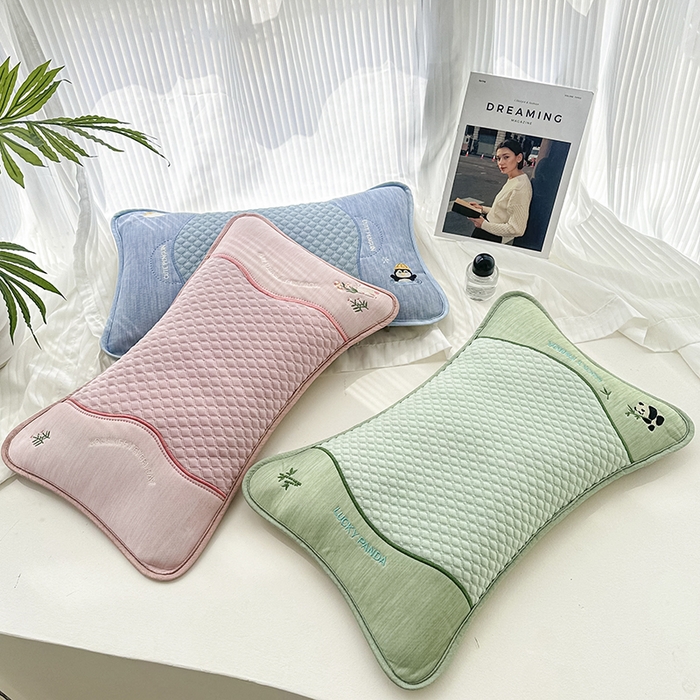 91家纺网 家纺一手货源 找家纺 织布人 2025新款荞麦枕夏凉枕冰豆豆凉感丝枕头茶香枕儿童学生宿舍枕头枕芯 组合图仅供参考 33x53cm/只