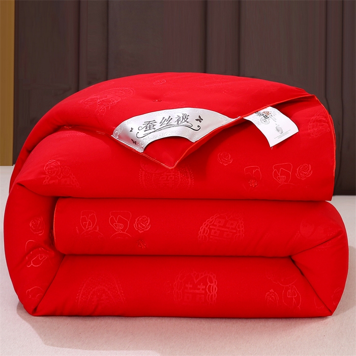 91家纺网 家纺一手货源 找家纺 （总）恒鑫家纺 2025新款全棉提花蚕丝被被子被芯