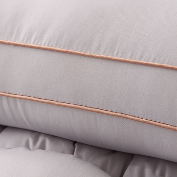 91家纺网 家纺一手货源 找家纺 卓昌2025新款热气球面包枕枕头枕芯 灰色一只48*74cm